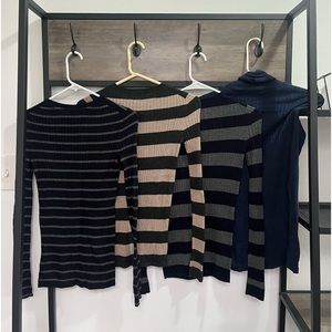 Vince. Sweaters (3)+ TurtleNeck(1)